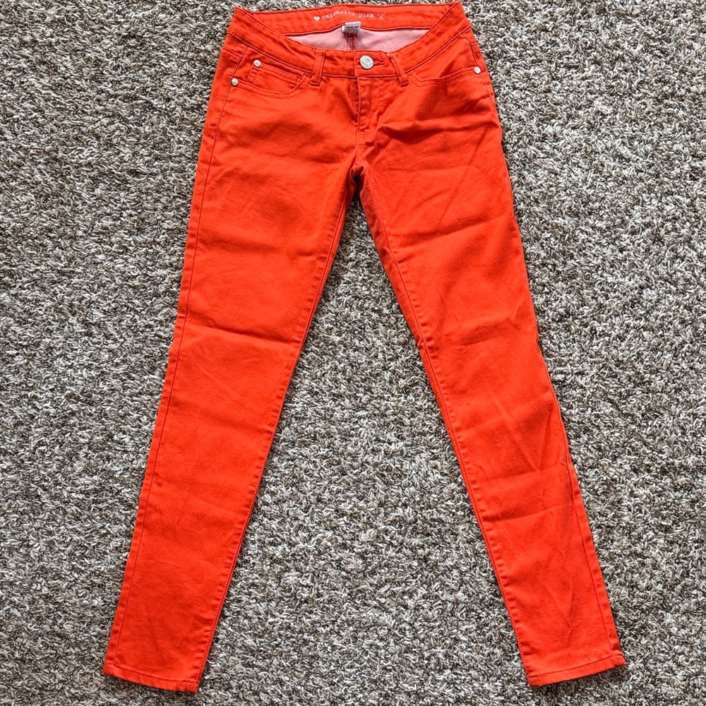Celebrity Pink Bold Orange Jeans